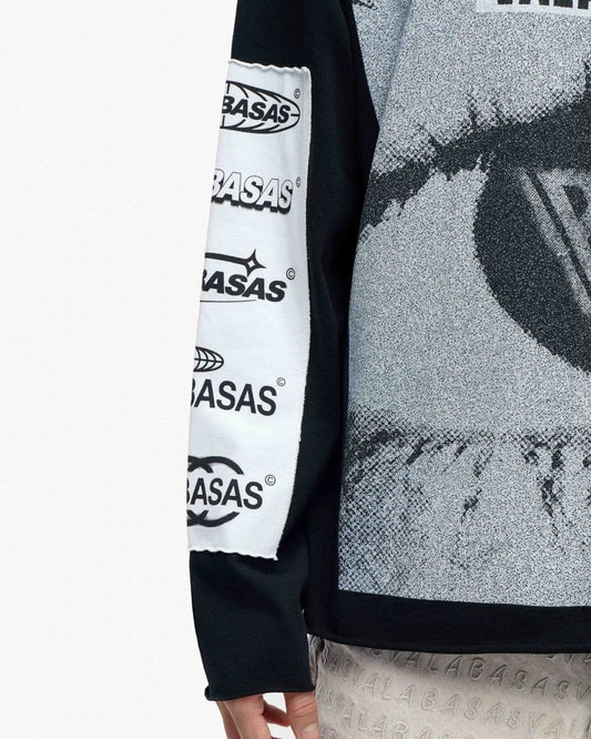 Optic Nerve Vintage Black Long Sleeve Tee - Valabasas
