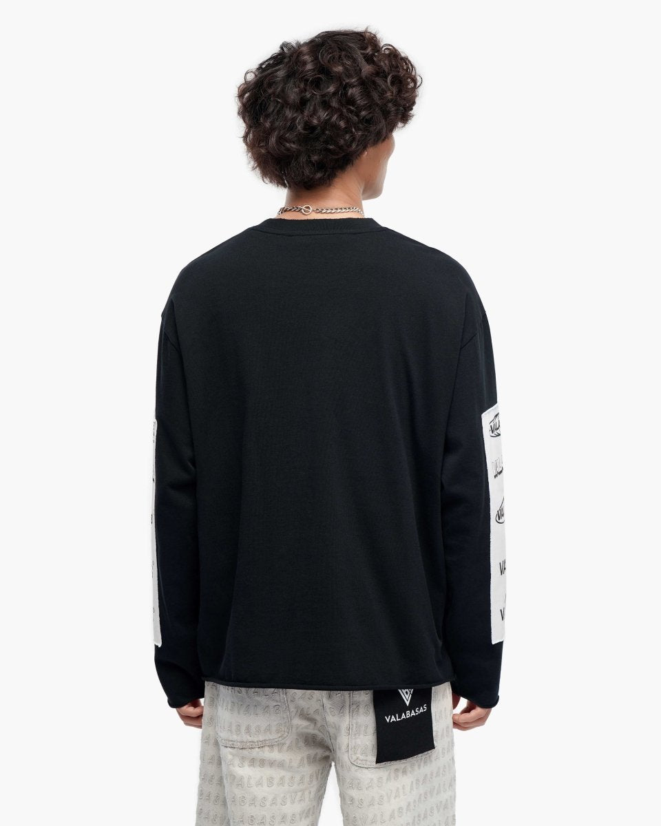 Optic Nerve Vintage Black Long Sleeve Tee - Valabasas