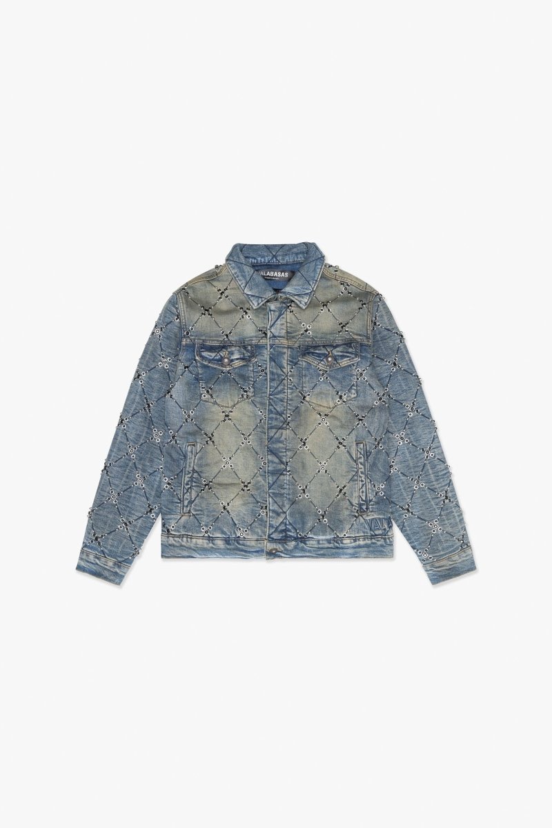 Optimus Denim Jacket Dark Vintage Blue - Valabasas