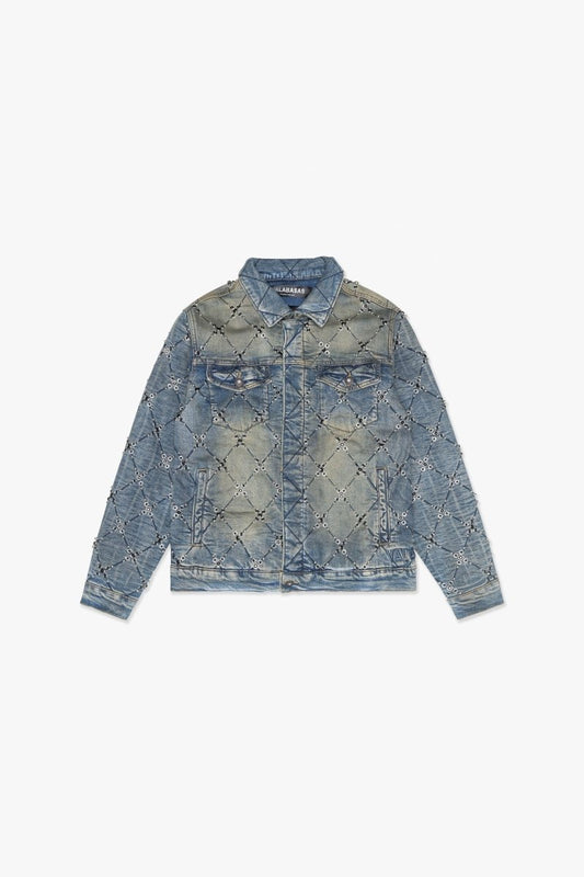 Optimus Denim Jacket Dark Vintage Blue - Valabasas