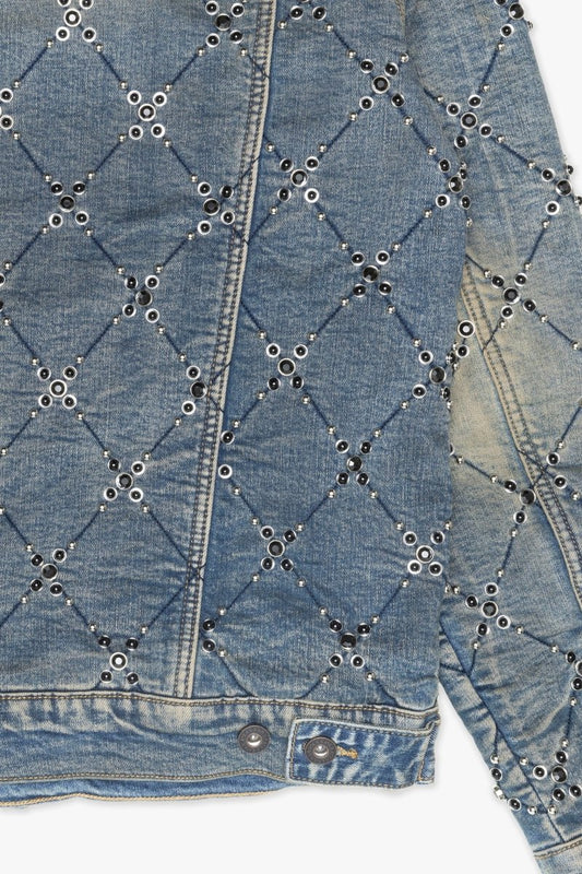 Optimus Denim Jacket Dark Vintage Blue - Valabasas