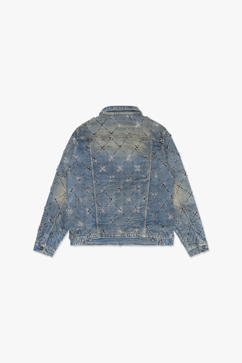 Optimus Denim Jacket Dark Vintage Blue - Valabasas