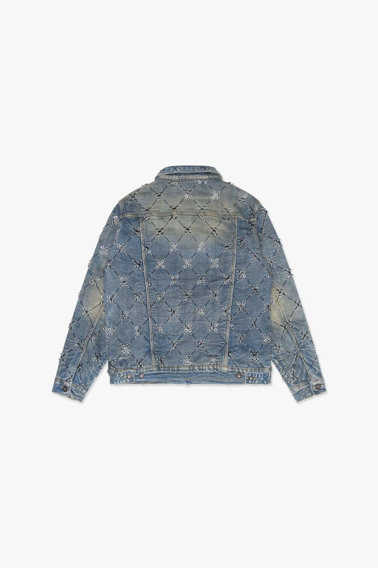 Optimus Denim Jacket Dark Vintage Blue - Valabasas
