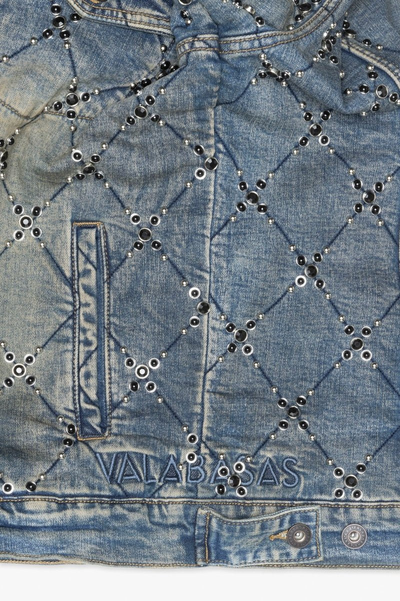 Optimus Denim Jacket Dark Vintage Blue - Valabasas