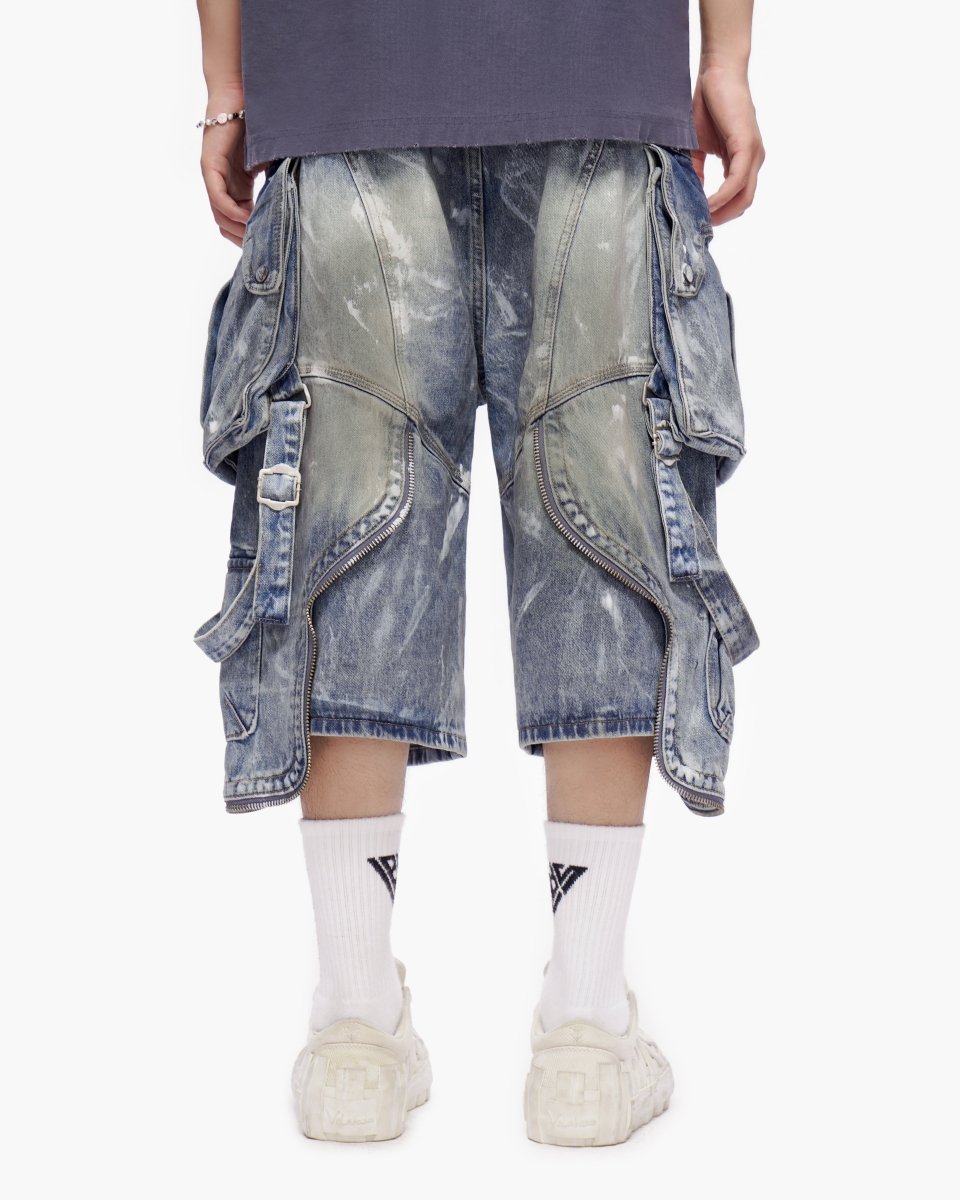 Osama Jorts Dirty Blue Wash - Valabasas