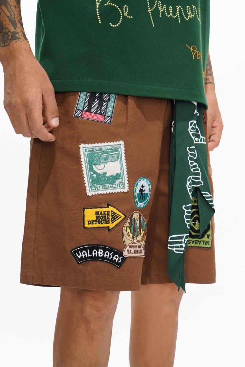 Outland Jorts Brown - Valabasas