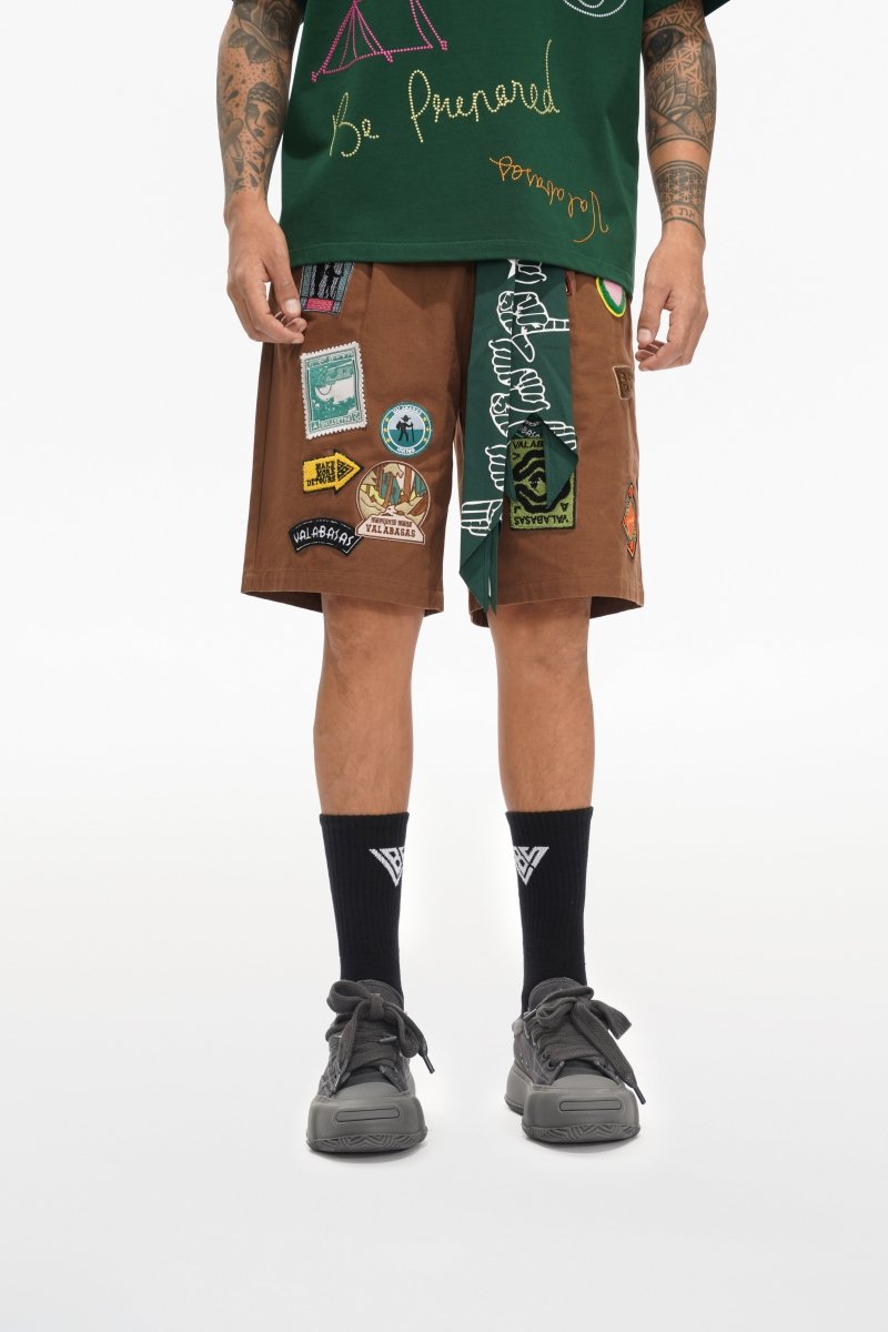 Outland Jorts Brown - Valabasas