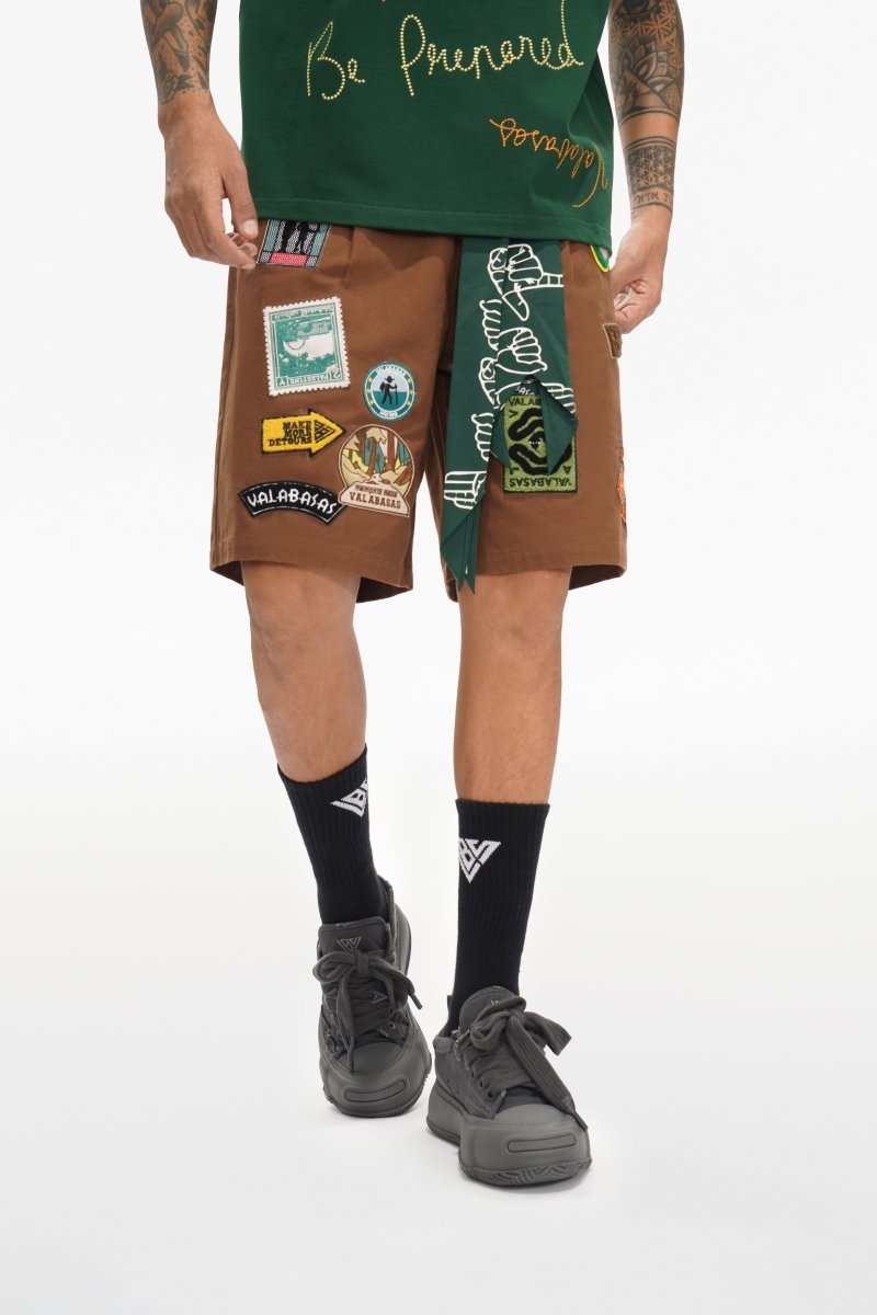 Outland Jorts Brown - Valabasas