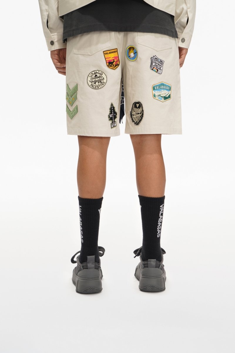 Outland Shorts Beige - Valabasas