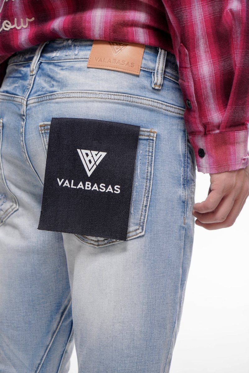 Outlawed Light Wash Stacked - Valabasas