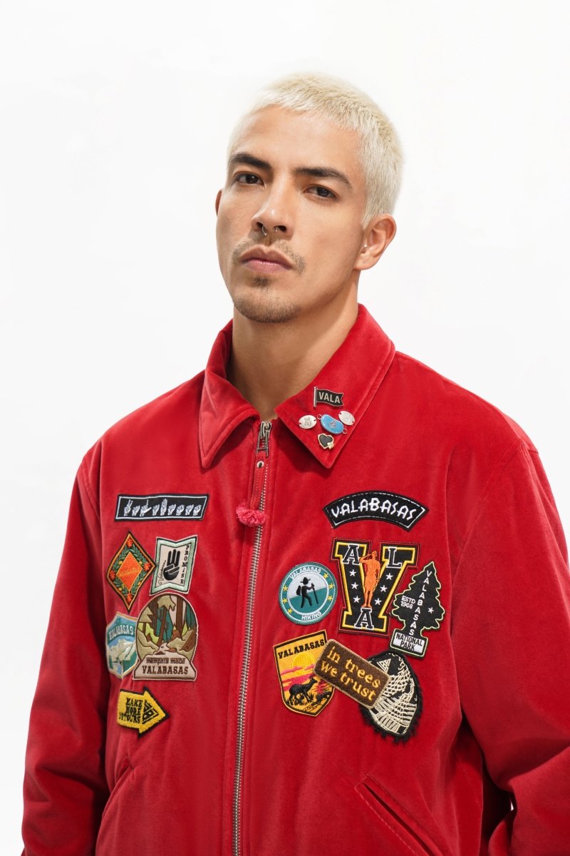 Overland Velour Red Jacket - Valabasas