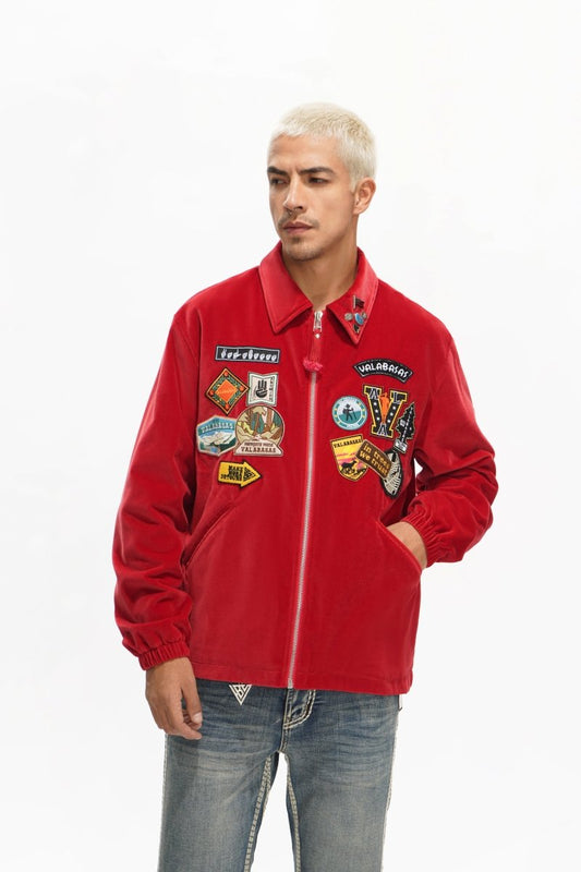 Overland Velour Red Jacket - Valabasas