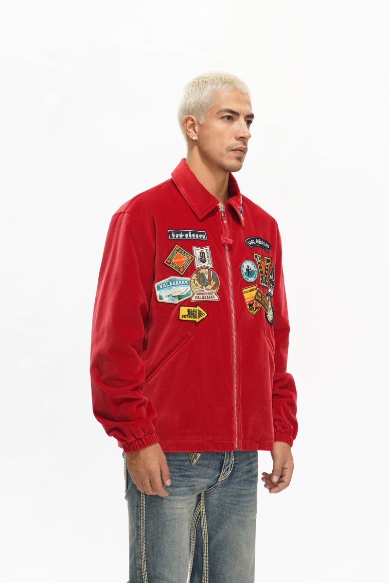 Overland Velour Red Jacket - Valabasas
