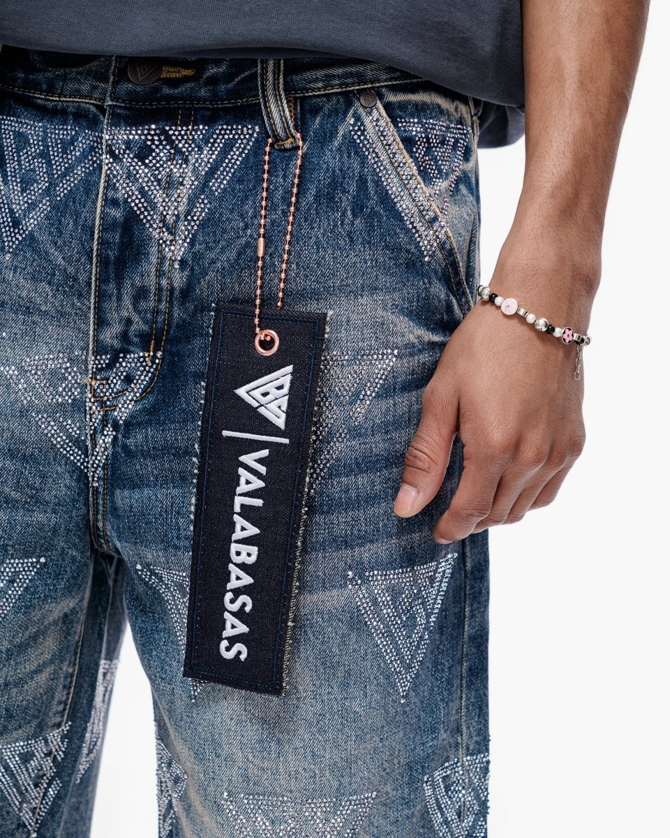 Palace Dark Blue Wash Jorts - Valabasas