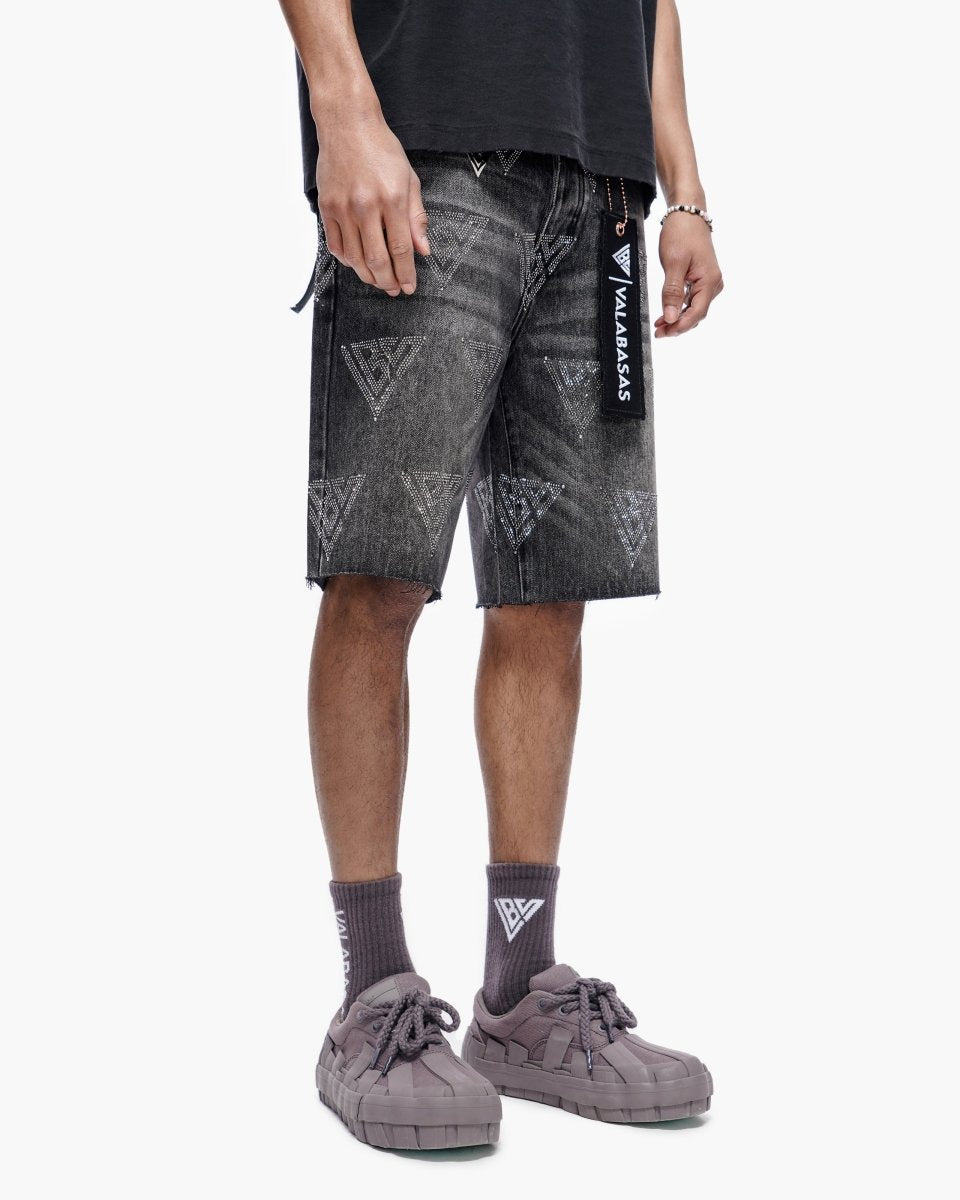 Palace Grey Wash Jorts - Valabasas