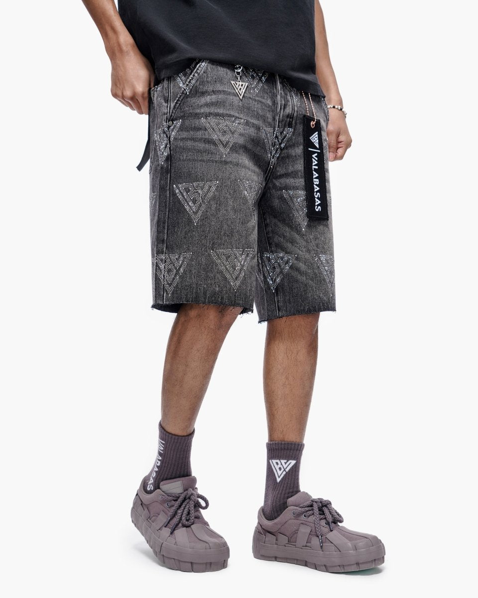 Palace Grey Wash Jorts - Valabasas