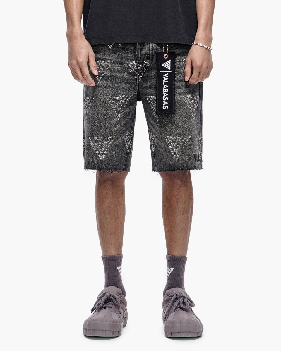 Palace Grey Wash Jorts - Valabasas