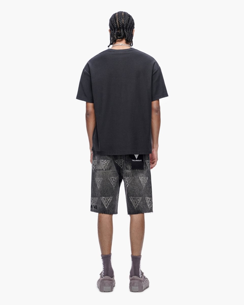 Palace Grey Wash Jorts - Valabasas