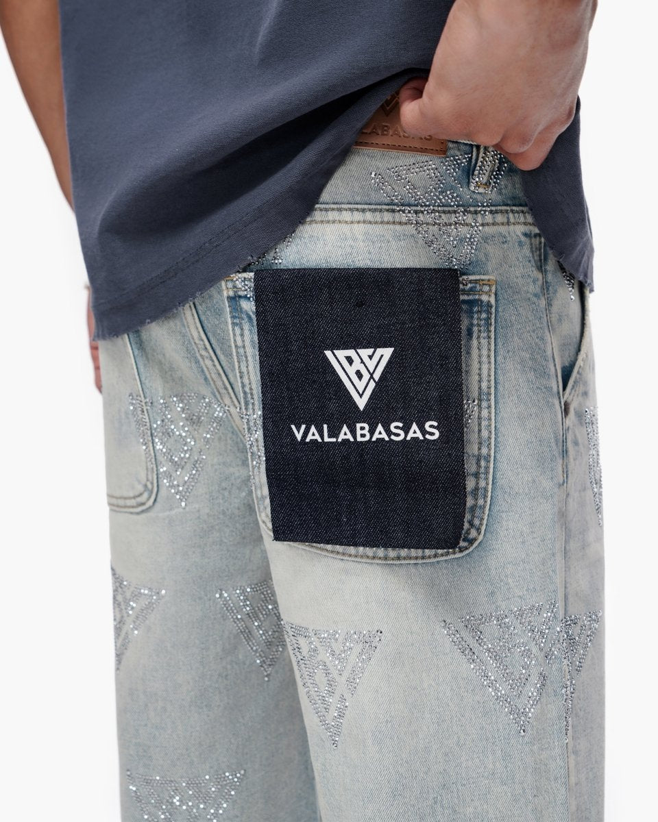 Palace Light Blue Wash Jorts - Valabasas