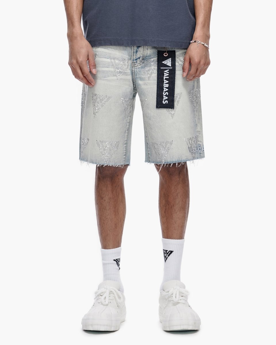 Palace Light Blue Wash Jorts - Valabasas
