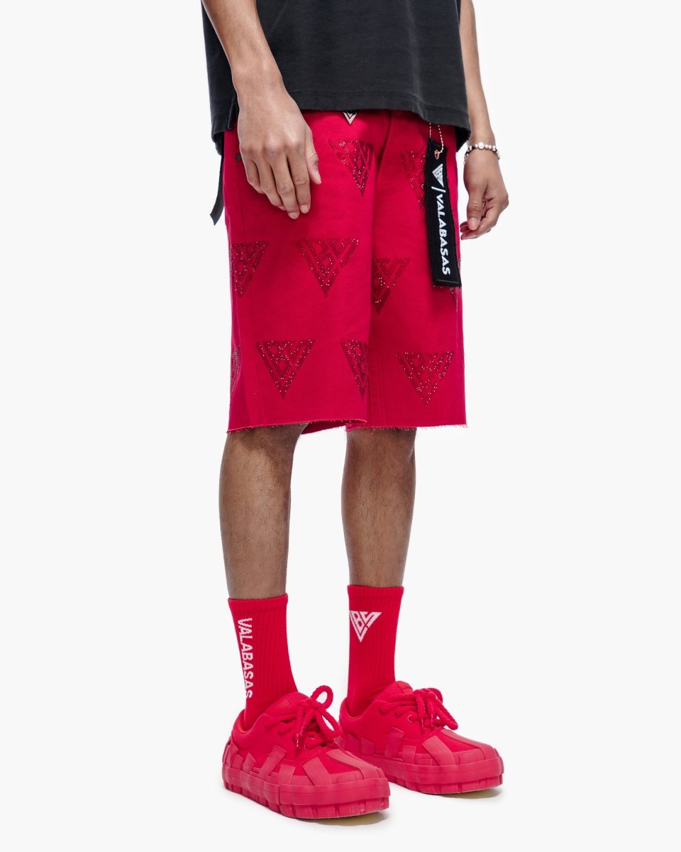 Palace Red Jorts - Valabasas