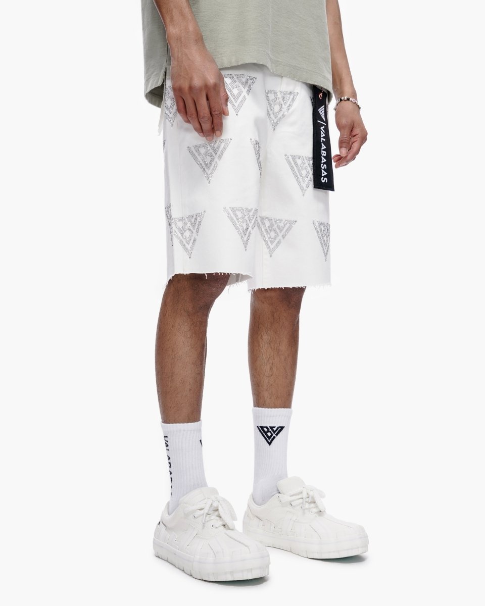 Palace White Jorts - Valabasas
