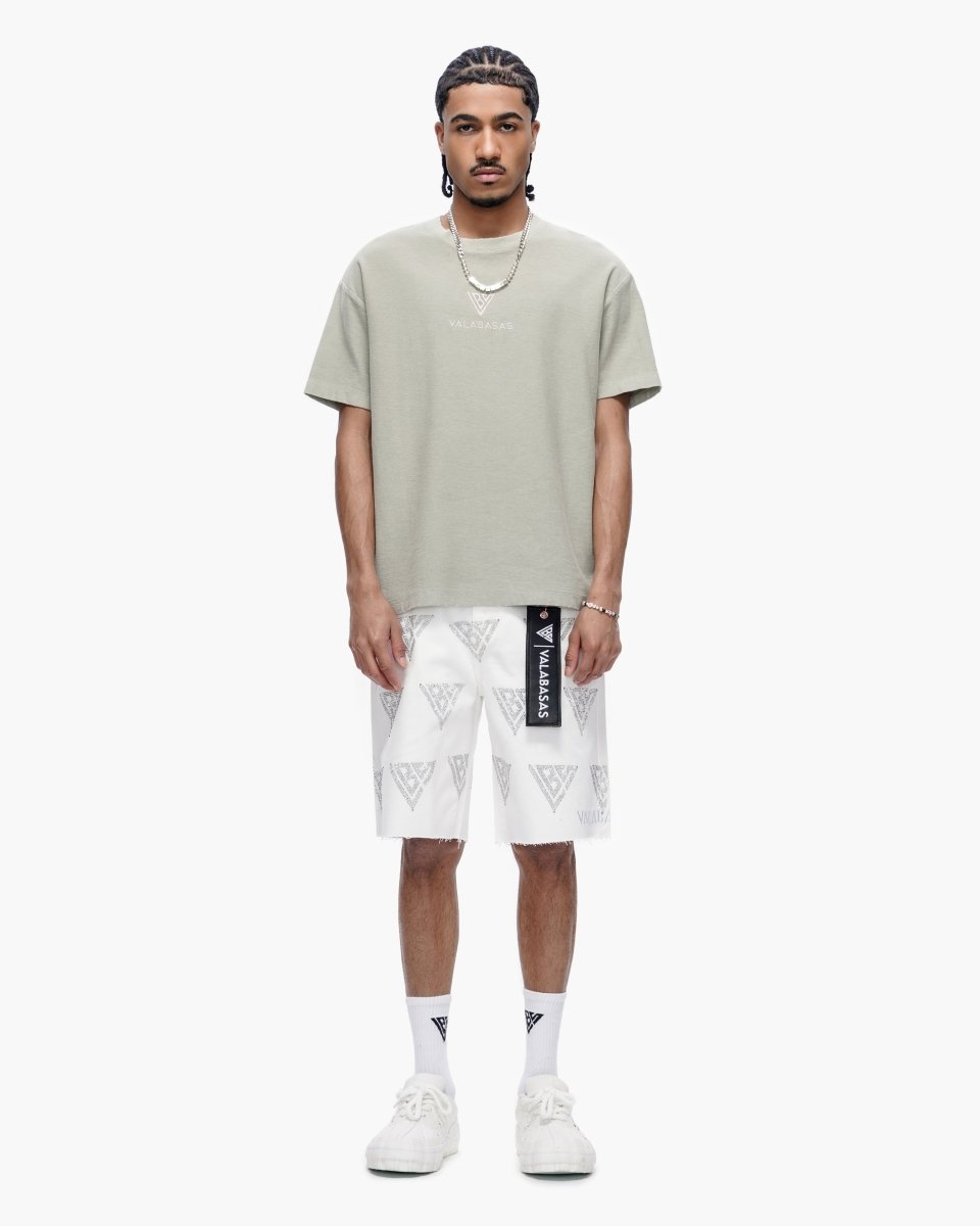 Palace White Jorts - Valabasas
