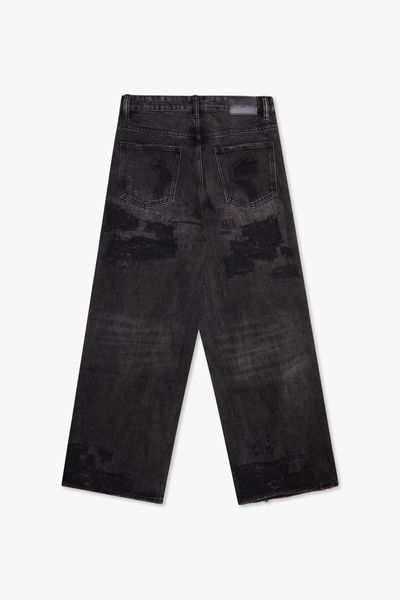 "PANDORA" BAGGY DENIM GREY WASH - Valabasas