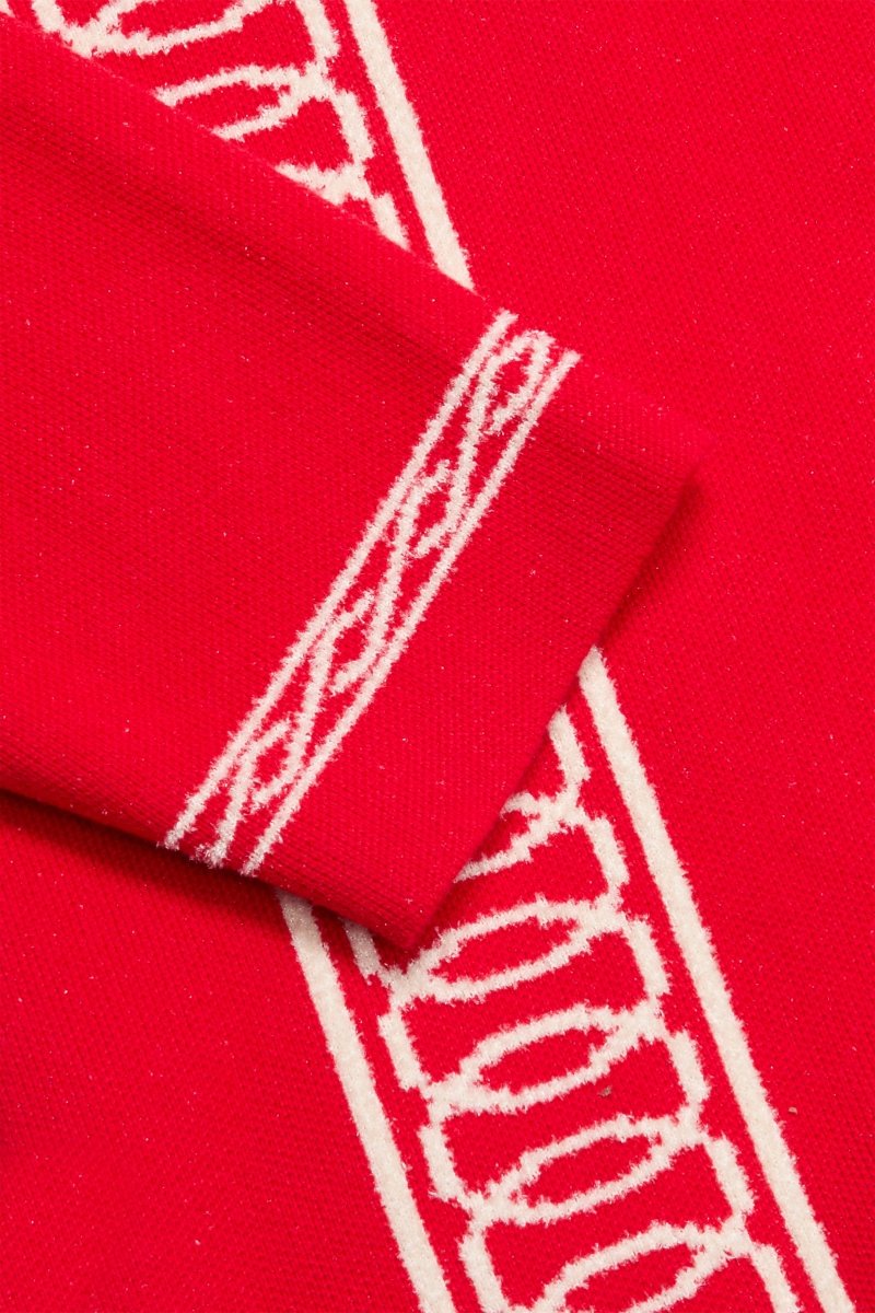 "Paradise" Button Down Red - Valabasas