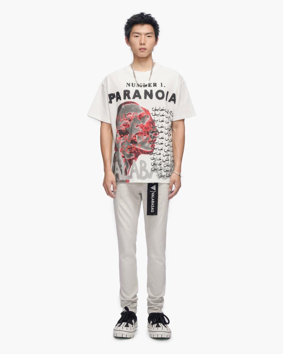 Paranoid Tee White - Valabasas