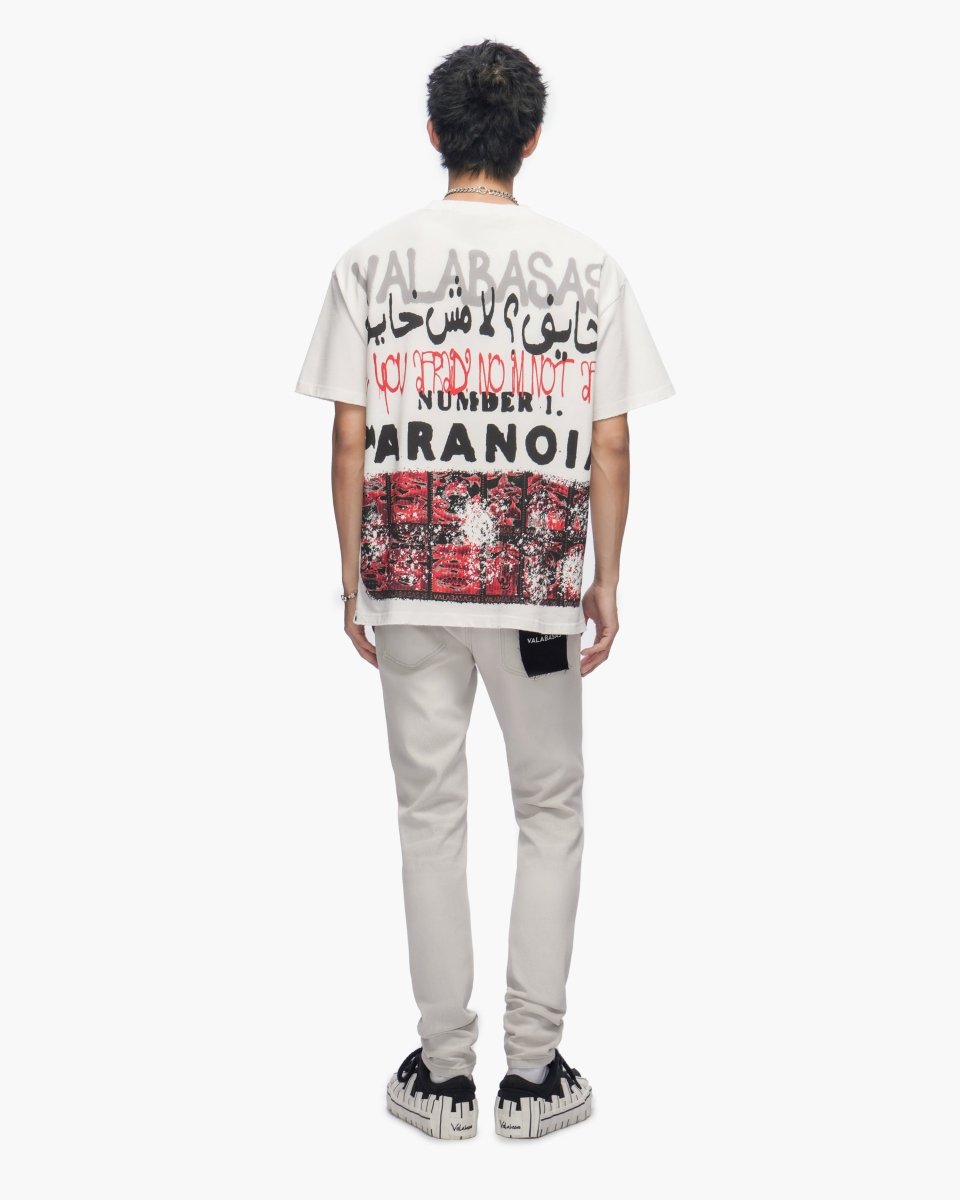 Paranoid Tee White - Valabasas