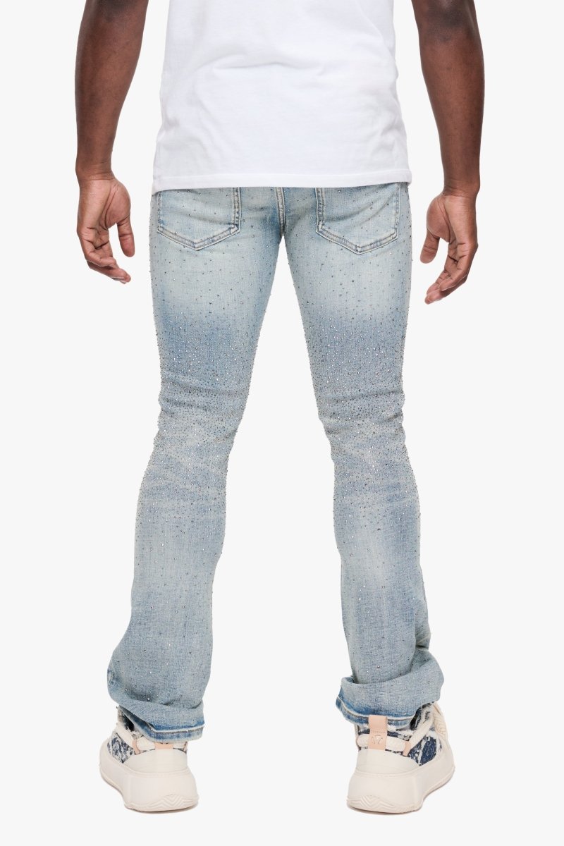 In Parrel Parrel Stacked Flare Jean Light Blue – Valabasas