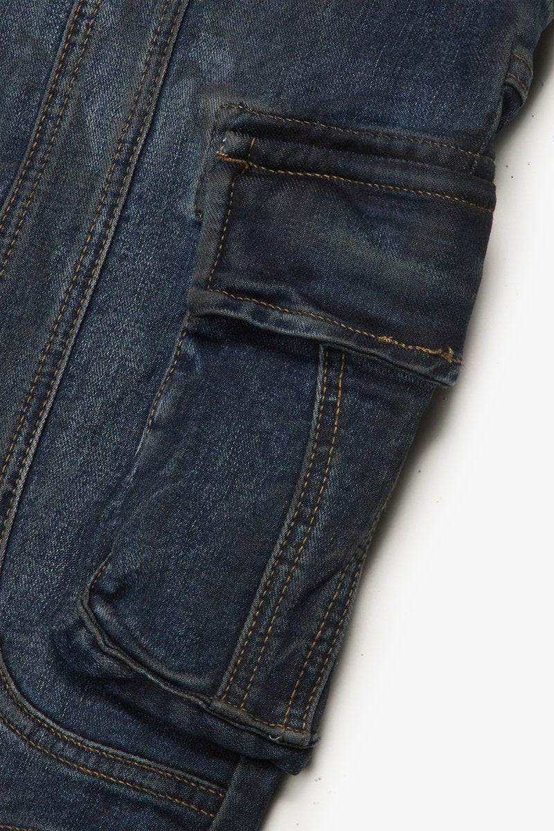 Patch Fade Baggy Dark Blue - Valabasas
