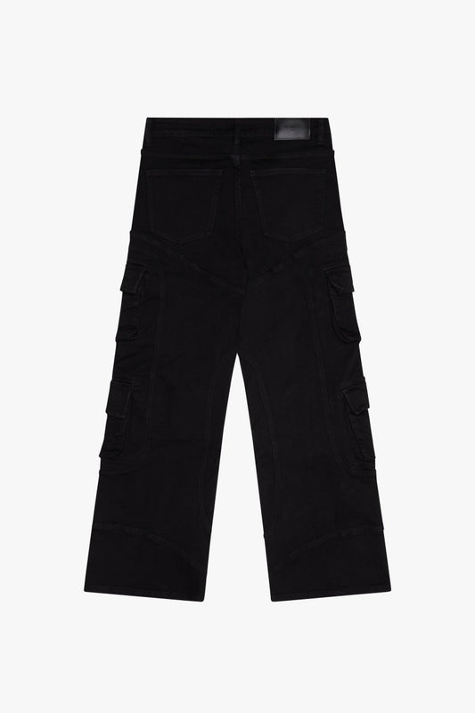 PatchFade Black Baggy Jeans - Valabasas