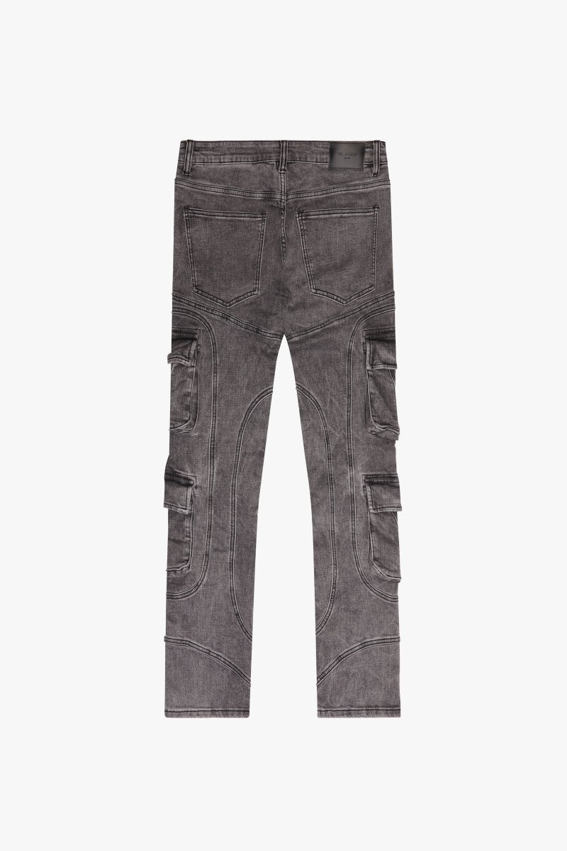 Patchfade Skinny Jean Grey - Valabasas