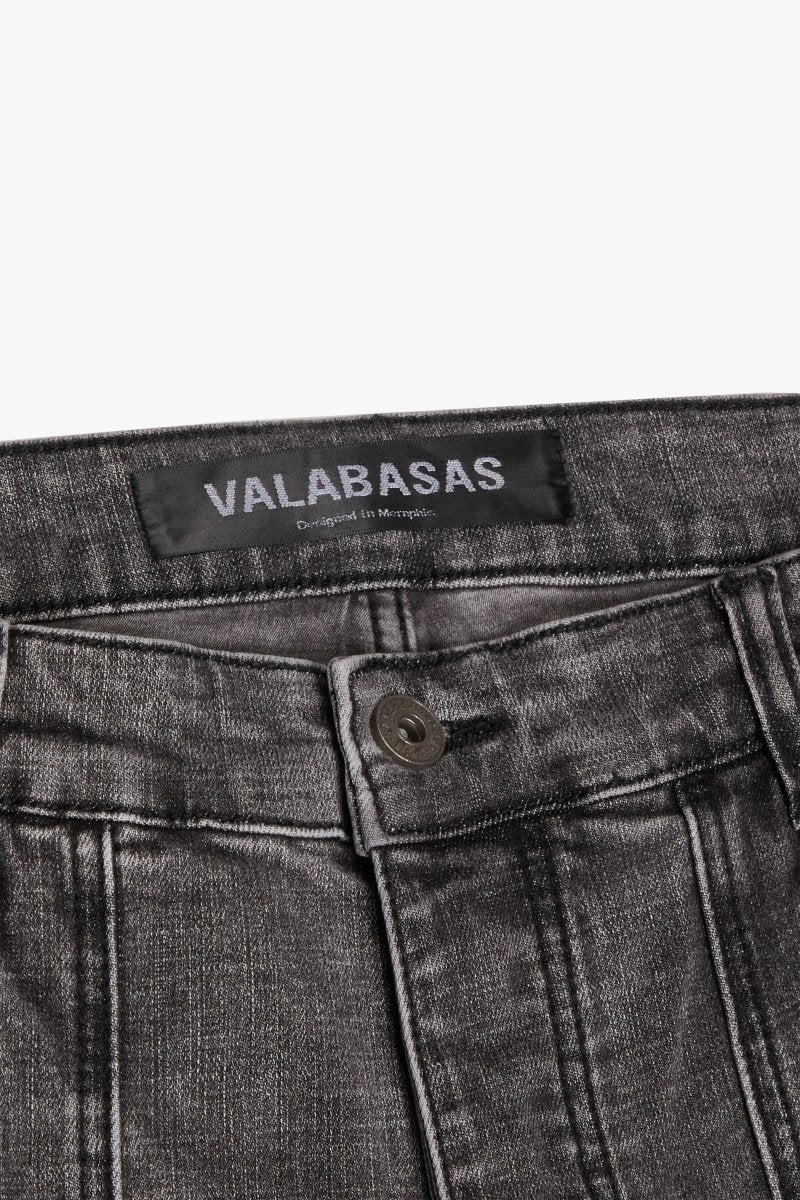Patchfade Skinny Jean Grey - Valabasas