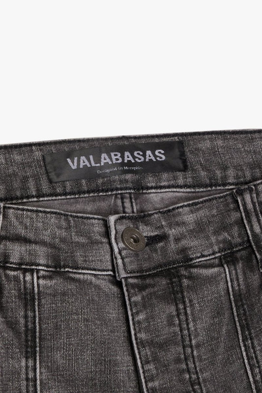 Patchfade Skinny Jean Grey - Valabasas