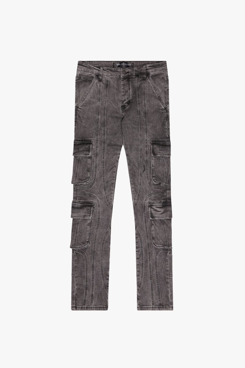 Patchfade Skinny Jean Grey - Valabasas
