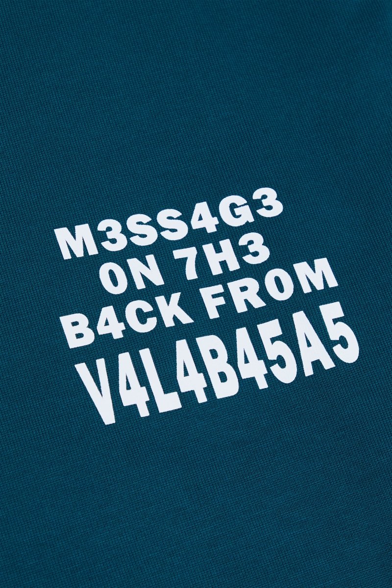 "PATHFINDER" OVERSIZED TEE BLUE - Valabasas