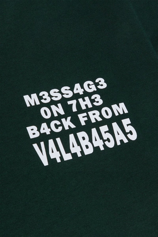 "PATHFINDER" OVERSIZED TEE DARK GREEN - Valabasas