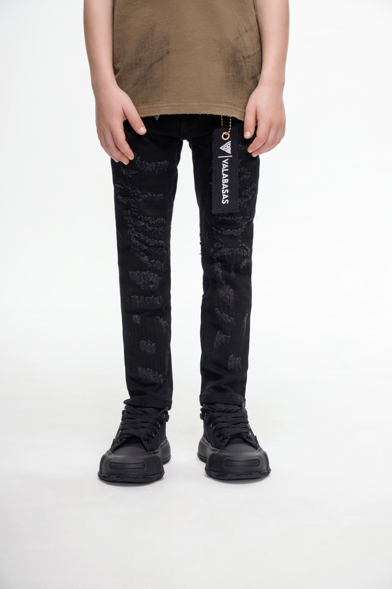 Payload Kids Skinny Denim Black - Valabasas