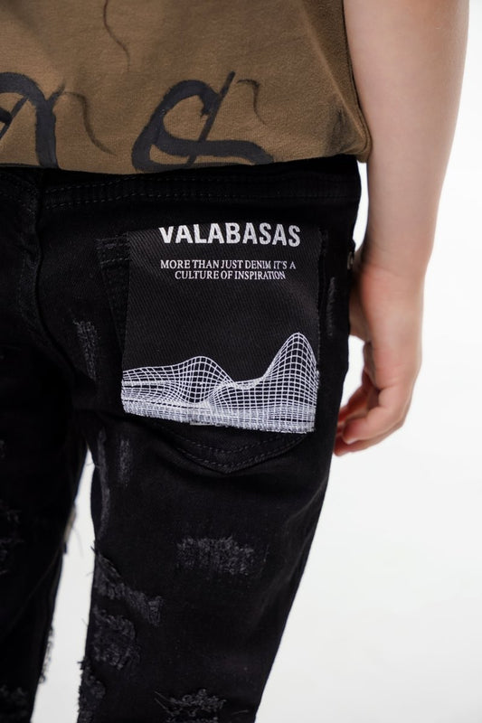 Payload Kids Skinny Denim Black - Valabasas