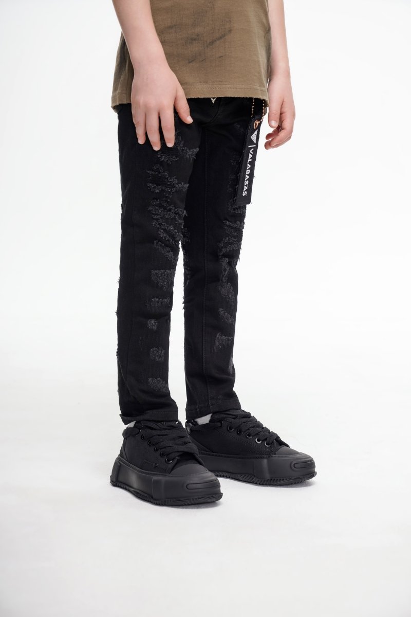 Payload Kids Skinny Denim Black - Valabasas