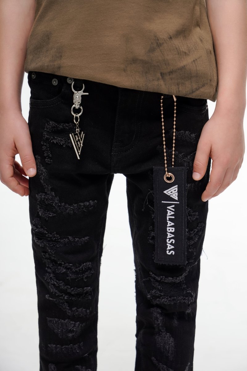 Payload Kids Skinny Denim Black - Valabasas
