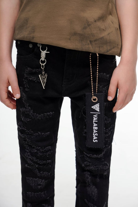 Payload Kids Skinny Denim Black - Valabasas