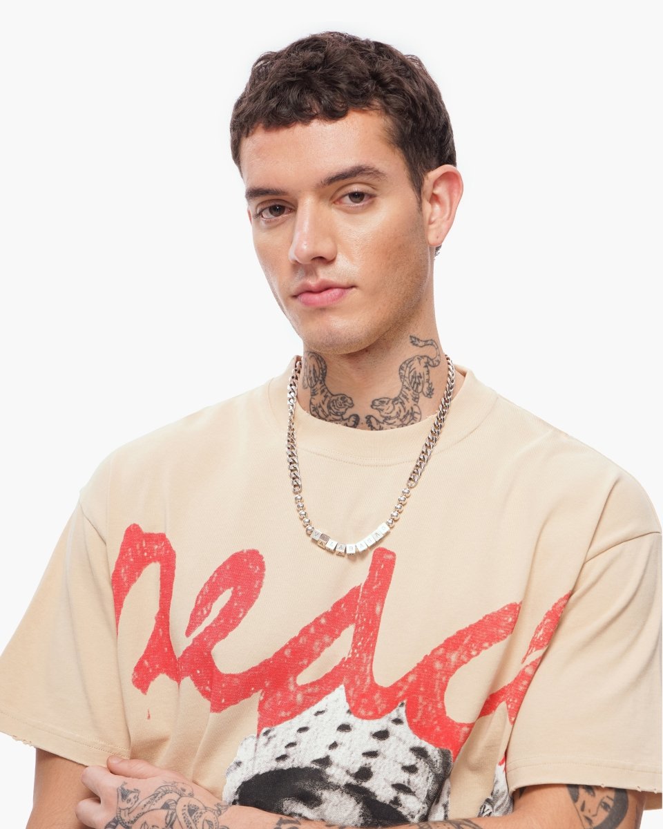 Peace/Purge Tee Beige - Valabasas