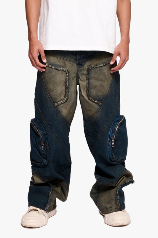 Pheobe Baggy Multi Dirty Vintage - Valabasas