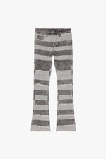 Phoenix Stacked Flare Light Grey