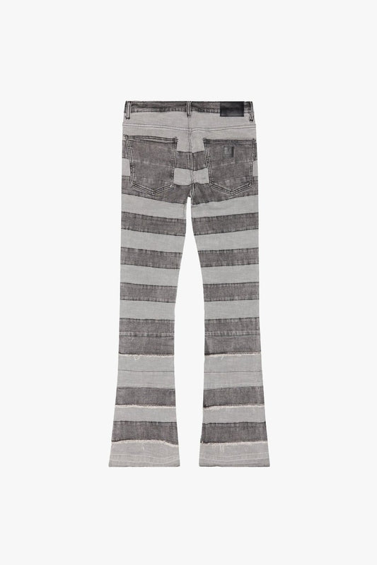 Phoenix Stacked Flare Light Grey - Valabasas