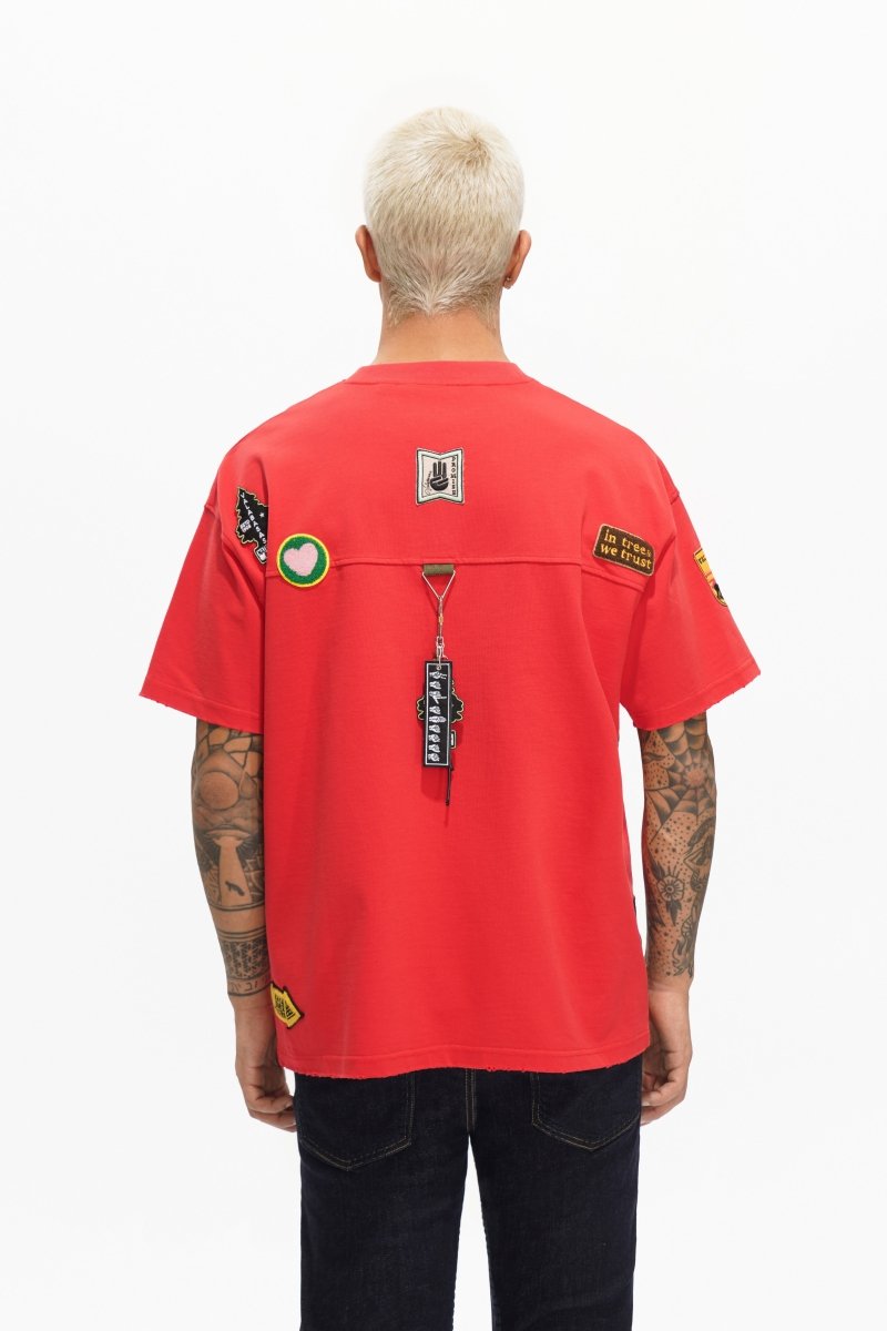 Pioneer Washed Red Tee - Valabasas